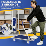 Foldable Push Cart Dolly | 330 lbs. Capacity | Heavy Duty Moving Platform Hand Truck