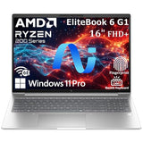 HP EliteBook 6 G1a 16 Laptop, AMD Ryzen 5 220, 16GB DDR5, 512GB SSD, AI PC
