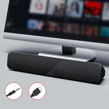 BXNSDFS PC Speaker Portable HiFi Surround Sound 3.5mm Audio Powered Desktop for Notebooks Laptops