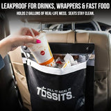 Tossits Recycled Disposable Car Trash Bags – Leakproof, Smell Proof Hanging Garbage Bags for Car, Truck, SUV, RV & Vehicle