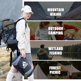 BUERTS Down Sleeping Bags for Adults, Premium 680FP Down Fill Backpacking Sleeping Bag for Cold Weather for Camping, Hiking and Traveling, Comes with Compression Sack.