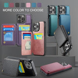 Vinich for iPhone 14 Pro Max Wallet Case with Card Holder, RFID Blocking Credit Slots Kickstand Shockproof Phone Cover Fit for iPhone 14 Pro Max 6.7" Burgundy