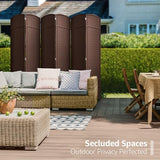 Sorbus 6 Panel Room Divider 6 ft. Tall - Privacy Screen, Extra Wide Double Hinged Panels