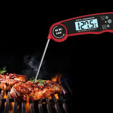 Digital Meat Thermometer with Bottle Opener - Waterproof Magnetic Instant Read Temperature Folding Probe for Cooking Hot Food Oil Fryer BBQ Grill Smoker Candy