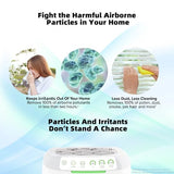 Nuwave Oxypure Zero E500 Air Purifier with Washable Reusable Filters for Large Room | Smart Air Cleaners 99.9% Removal 0.1 Micron Particles