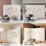 Foldable Soft Paper Screen, Temporary Room Divider for Living Room