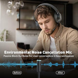 Environmental Noise Cancelling Retractable Mic for Work Office Call Center Laptop Computer