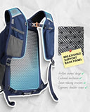 WATERFLY Small Lightweight Hiking Backpack: 20L Outdoor Daypack with Phone Pocket, Hydration Compatible, Breathable Backpanel, Multi-Compartment for Camping Trekking Travel Women Men