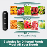 Masticating Slow Juicers, 3-inch Wide Feeding Chute Cold Press Juicer, Celery Juicer Fretta