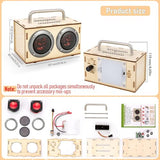 DIY Bluetooth Speaker Kit, Gray, with Metal Handle
