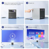StarryHub Video Conferencing System, 2200 ANSI Lumens Short Throw Projector + HD 1080P Conference Room