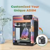 FLASHFORGE AD5M 3D Printer Fully Auto Calibration Print with 1-Click Max 600mm/s Speed, All-Metal CoreXY Structure Precise Printing