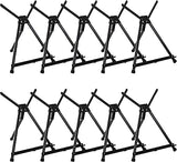 10 Pcs Artist Tabletop Display Easel, Aluminum Tripod Easel for Painting, Collapsible Folding Frame Easel