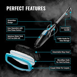PurSteam Professional Steam Mop | Multi-Surface Floor Cleaner for Hardwood, Tile, Laminate & Carpet | Fast Heating, Lightweight & Chemical-Free Cleaning