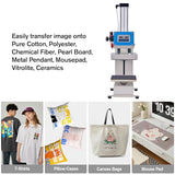 Label Pneumatic Heat Press Machine for T Shirts, Modern T-Shirts Heat Press Machine