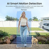 aosu Doorbell Camera Wireless- Head-to-Toe View, 2.4GHz WiFi Video Doorbell with Chime