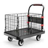 Push Cart Dolly Platform Truck Hand Truck Duty Flatbed