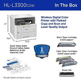 Wireless Digital Color Multi-Function Printer with Laser Quality Output, Copy & Scan, Duplex