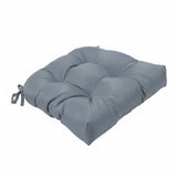 PYmijimy Waterproof Seat Cushion with Padded Chair Pad Polyester Surface and Easy Care Build Suitable for Dining Office Balcony(Dark Gray)