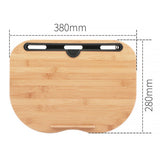 Portable Lap Desk for Tablets and Smartphones, Ergonomic Work Surface