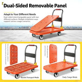 Push Cart Dolly Platform Truck Hand Truck Duty Flatbed