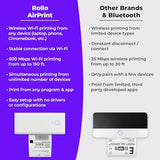 Rollo Wireless Shipping Label Printer - Wi-Fi Thermal Label Printer 4x6 for Shipping Packages