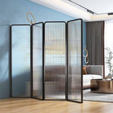 Modern Folding Room Divider Screen - Freestanding Privacy Partition for Home, Office