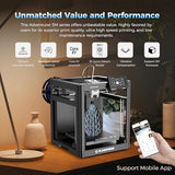FLASHFORGE Adventurer 5M 3D Printer with Fully Auto Leveling, Max 600mm/s High Speed Printing, 280°C Direct Extruder with 3S Detachable Nozzle