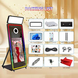 Magic Mirror Photo Booth Machine with DSLR Camera and Instant Printer for Selfie 65", 32" Touch Screen