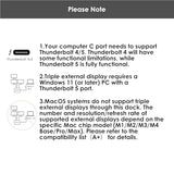 12-in-1 TB5 Docking Station with 120Gbps Max Transfer, 140W PD, 2.5G Ethernet, 4X USB-A 3.2 Gen 2, SD4.0, for Windows 11