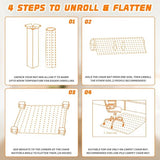Office Chair Mat for Carpeted Floors, Desk Mats 48"X30" for Rolling Desk on Low Pile Carpets