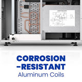 130-Pint Whole-House Dehumidifier, Energy Star Certified, Commercial-Grade Whole-Home Dehumidifier | up to 7,200 sq. ft. Aprilaire