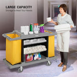 Commercial Traditional Cleaning Janitorial Room Service Housekeeping Cart