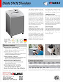 DAHLE CleanTEC 51472 Paper Shredder w/Air Filter, Micro Cut