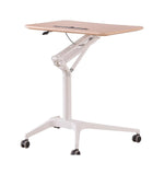 NIUDHEUS Metal Height Adjustable Rolling Lap Desk