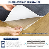 Chair Mat for Hard Floors, QQpony 1/6" Thick 63"x51" Office Chair Mat for Hardwood Floors (Dark Grey)