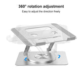 DTTLYQF Foldable Desk Cooling Stand Supports 360-degree Rotating Laptop