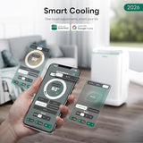 ZAFRO Inverter Portable Air Conditioners, 16000 BTU (12000 BTU SACC) Smart Portable AC Unit with Dual Hose/Ultra Quiet(38dB Upgraded)/Drainage-free/24Hrs Timer for Multi-Scenario Use, 2026 Upgraded