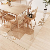 Glass Chair Mat 55"x46" – Ultra-Clear Office Chair Mat for Hardwood Floors & Low-Pile Carpets