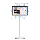 NEWORK 27 Inch Smart Portable TV on Wheels, Android 14 EDLA Certified