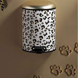 8L Black White Bedroom Marble Trash Can Kitchen Cute Bathroom