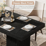 Tribesigns Dining Table for 4-6 People, 63 Inch Modern Rectangle Kitchen Table