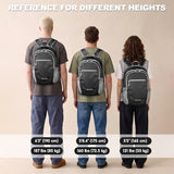 Seektop Lightweight Packable Hiking Backpack Waterproof Expandable 20L-28L for Women Men, RFID Day Pack for Travel & Camping