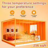 HEATIT Space Heater with Remote for Indoor, Digital Display with Thermostat，Containing Plasma & Ozone,1-12H Timer, 1500W/750W, Electric Space Heater for Office, Bedroom,White,10.6"Dx7.0"W x 11.8"H