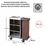 OTQEFTN Hotel Cart, Cleaning Caddy with Wheels,foHousekeeping,