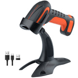 Tera Barcode Scanner 2D Wireless with Stand: Industrial Drop-resistant 8100