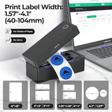 Wireless 4x6 Shipping Label Printer for Shipping Packages, Support Android, iPhone and Windows, Widely Used for Amazon