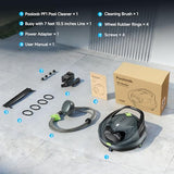 Pooloob PF1 Cordless Pool Vacuum Cleaner Robot: 150 Min Runtime, Triple Layer Filtration, Floor Only Cleaning for Above/In Ground Pools up to 1345 Sq.Ft, Includes Floating Buoy with 8Ft Tether