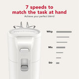 KitchenAid Go Cordless Hand Mixer, Metal - KHMR762, Porcelain White