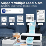 Jiose Shipping Label Printer - 4x6 Desktop Thermal Label Printer for Small Business